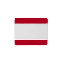Uzavřená samolepicí podlahová kapsa, 1/3 A4, červená
